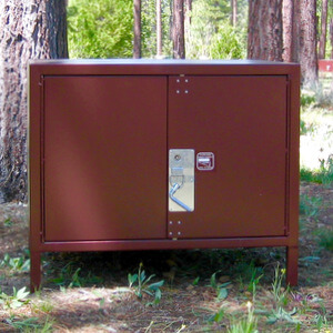 Bear proof and human resistant boxes and trash containers - Tahoe Bear Box